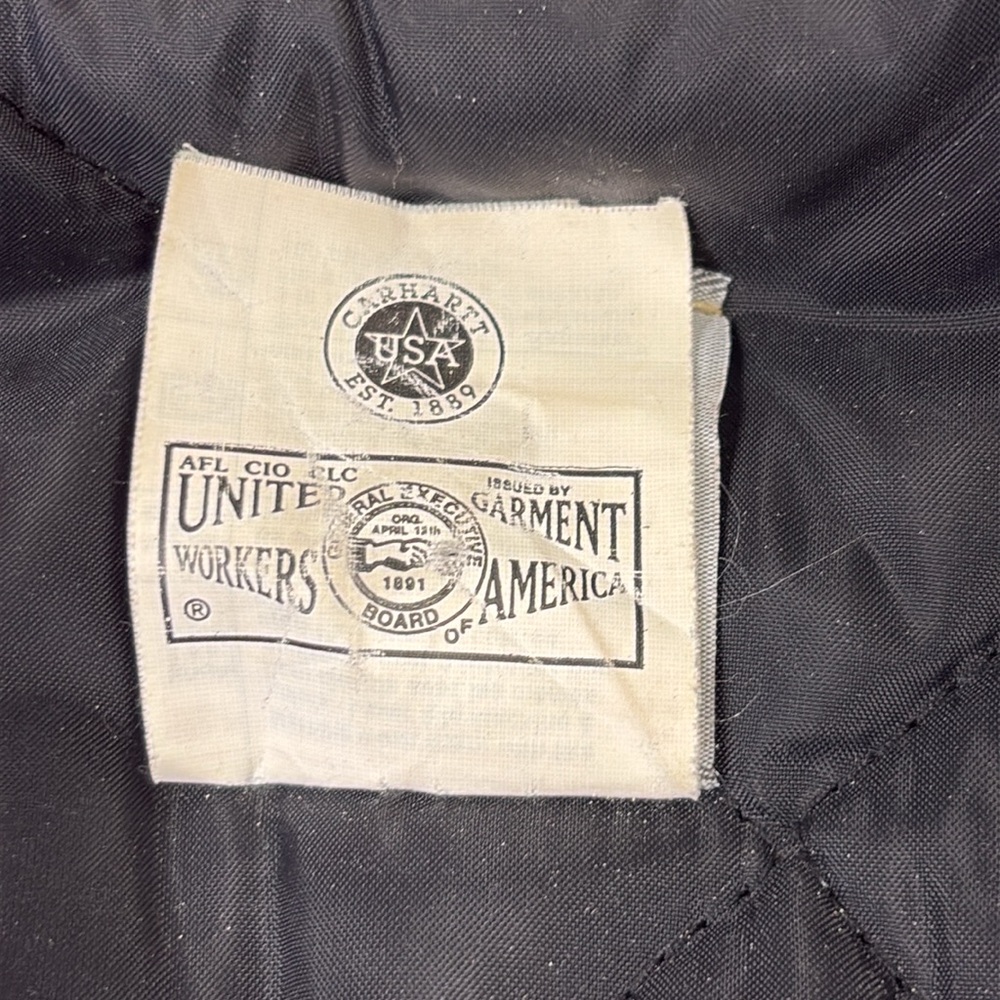 SOLD IN STORE CARHARTT LOOSE FIT FIRM DUCK INSULATED TRADITIONAL COAT - Picture 10 of 16